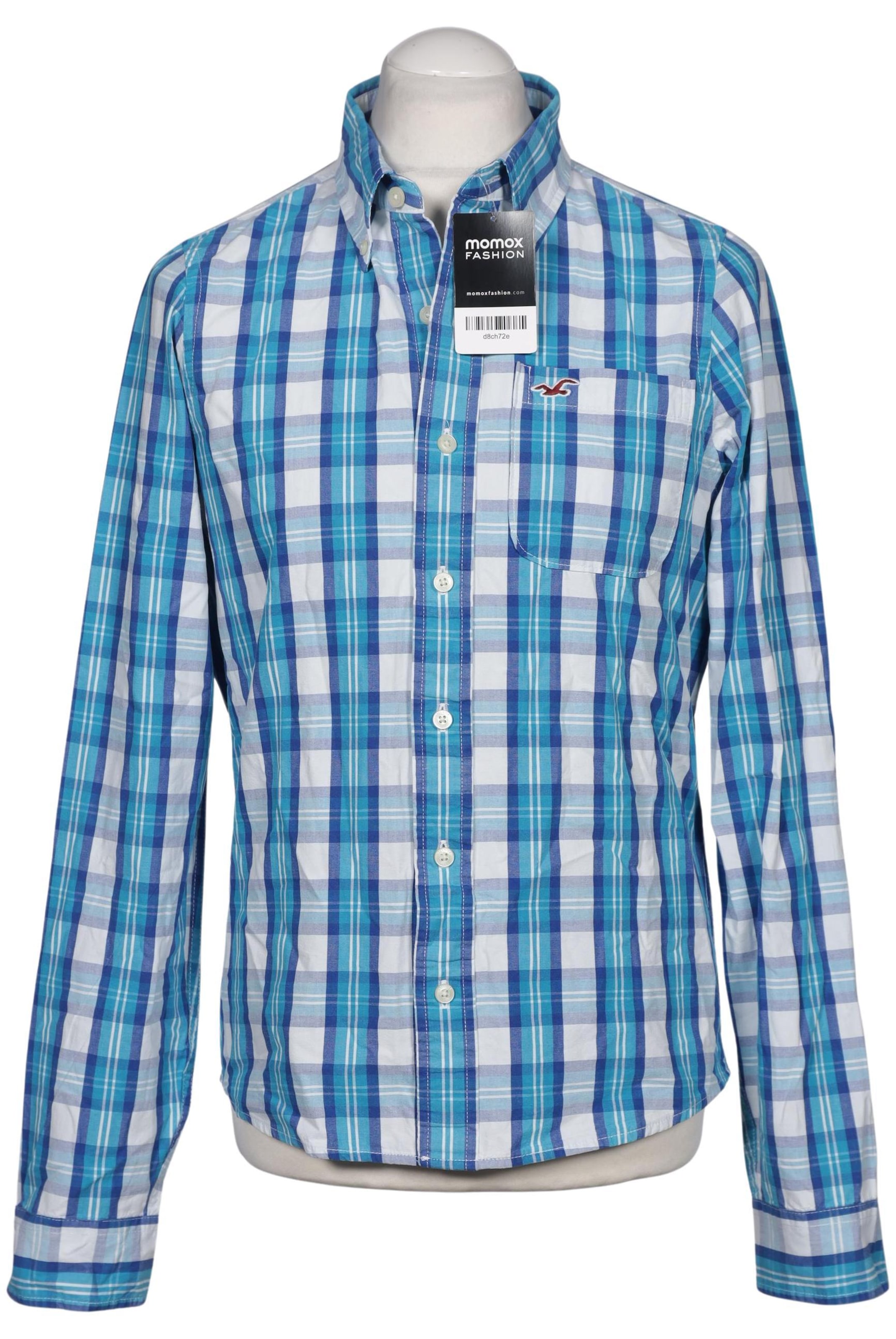 HOLLISTER Button Up Shirt in L in Blue: front