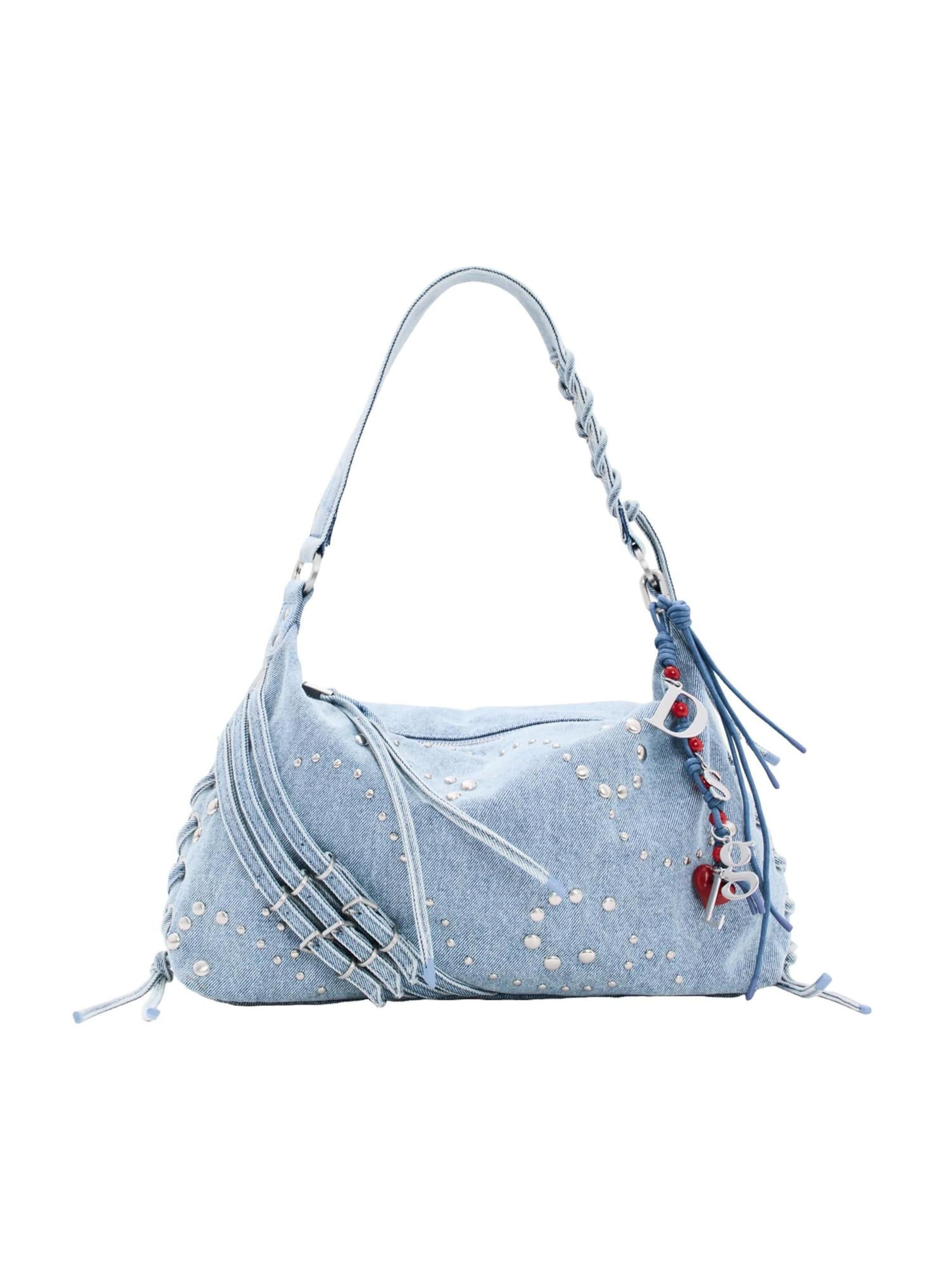 Desigual Schultertasche in Blau: Vorderseite