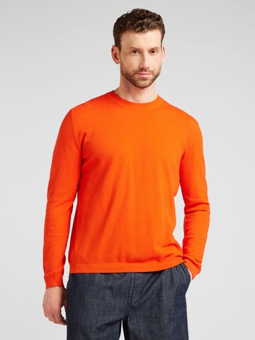 UNITED COLORS OF BENETTON Sweater in Orange: front