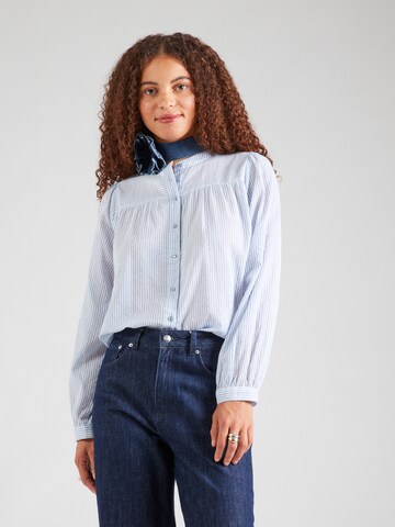 Lollys Laundry Bluse 'Nicky' i blå: forside