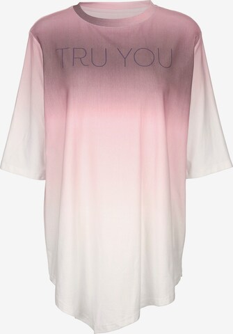 T-shirt TruYou en rose : devant