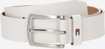 TOMMY HILFIGER Belt 'Denton' in White: front