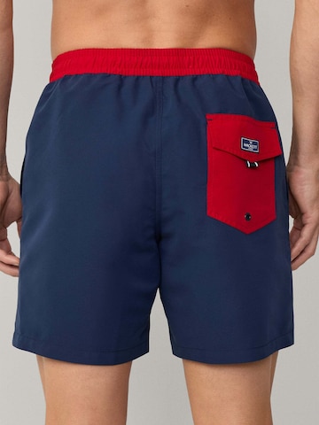 Hackett London Badeshorts in Blau
