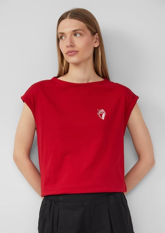 T-shirt s.Oliver en rouge : devant