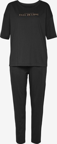 VIVANCE Pajama 'Dreams' in Black: front