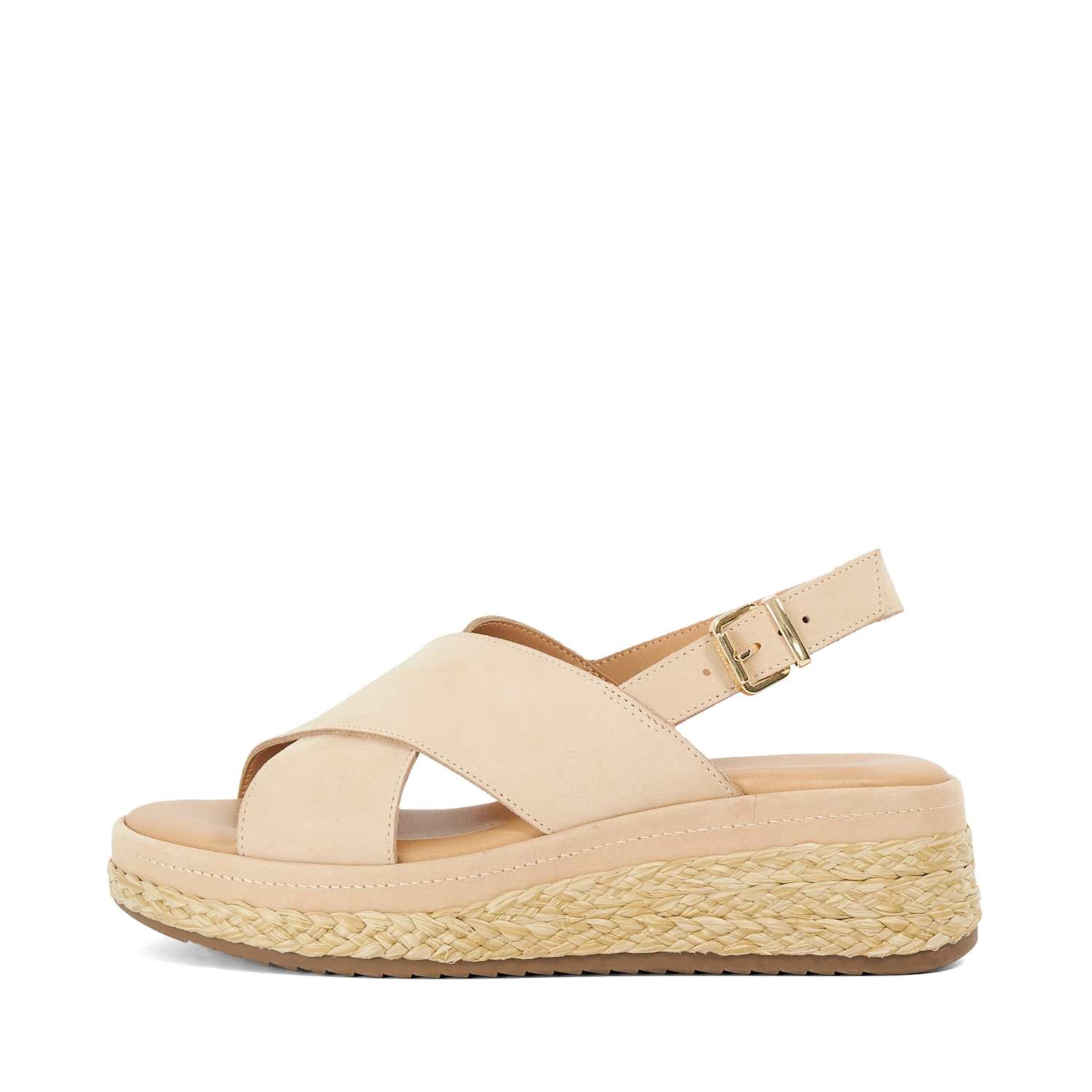 Dune LONDON Sandale in Beige: Vorderseite