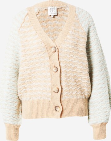 Cardigan SECOND FEMALE en beige : devant