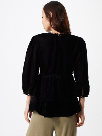 River Island Bluse in Schwarz