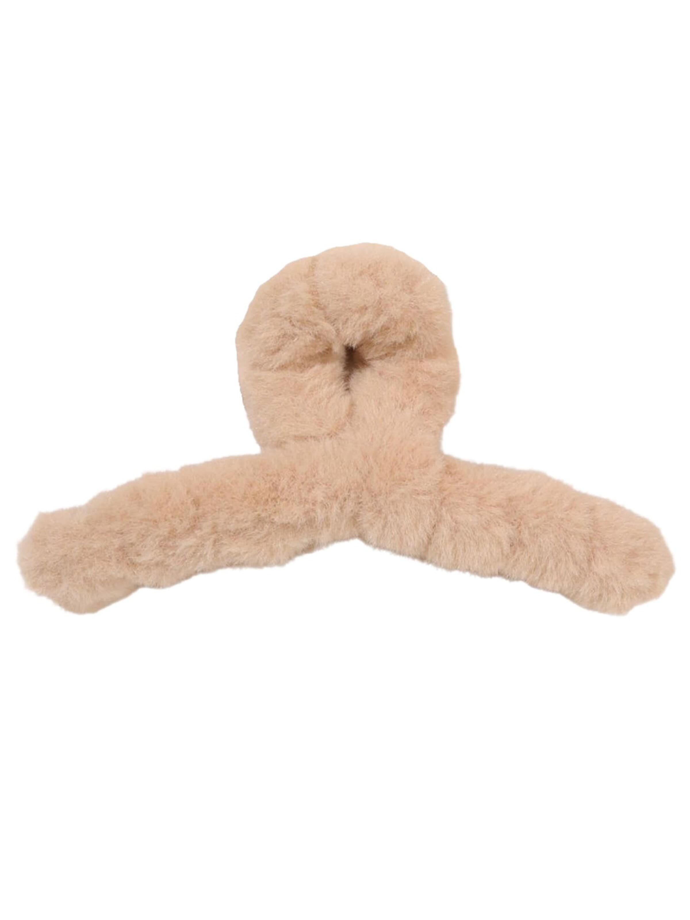 soho Hair accesoires - Bijuteria de cabelo 'Hair Claw - Latte' em bege: frente