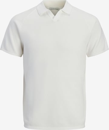 Pull-over 'JJHILL' JACK & JONES en blanc : devant