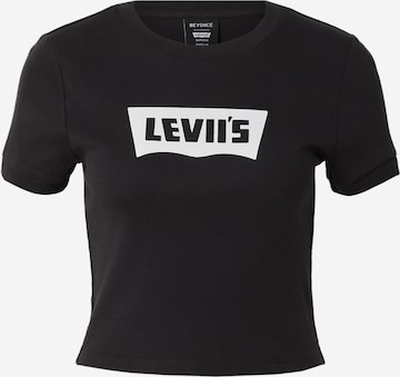melns LEVI'S ® T-Krekls 'Essential': no priekšpuses