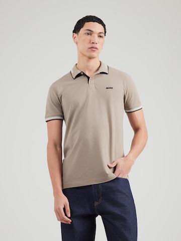 BOSS Poloshirt 'Paul' in Grau: Vorderseite