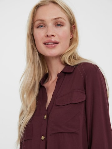 VERO MODA Bluse 'VMBUMPY' in Rot