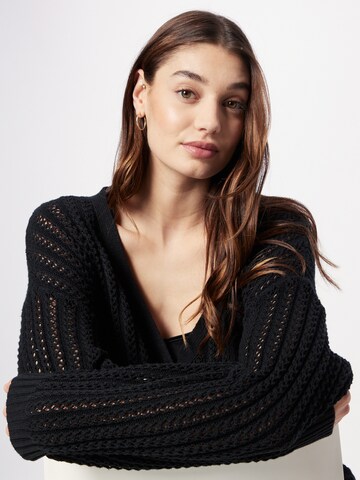 HOLLISTER Strickjacke 'EMEA' in Schwarz