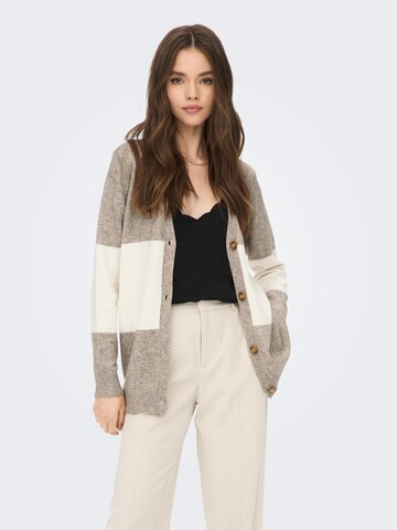 ONLY Knit Cardigan 'LESLY' in Beige: front