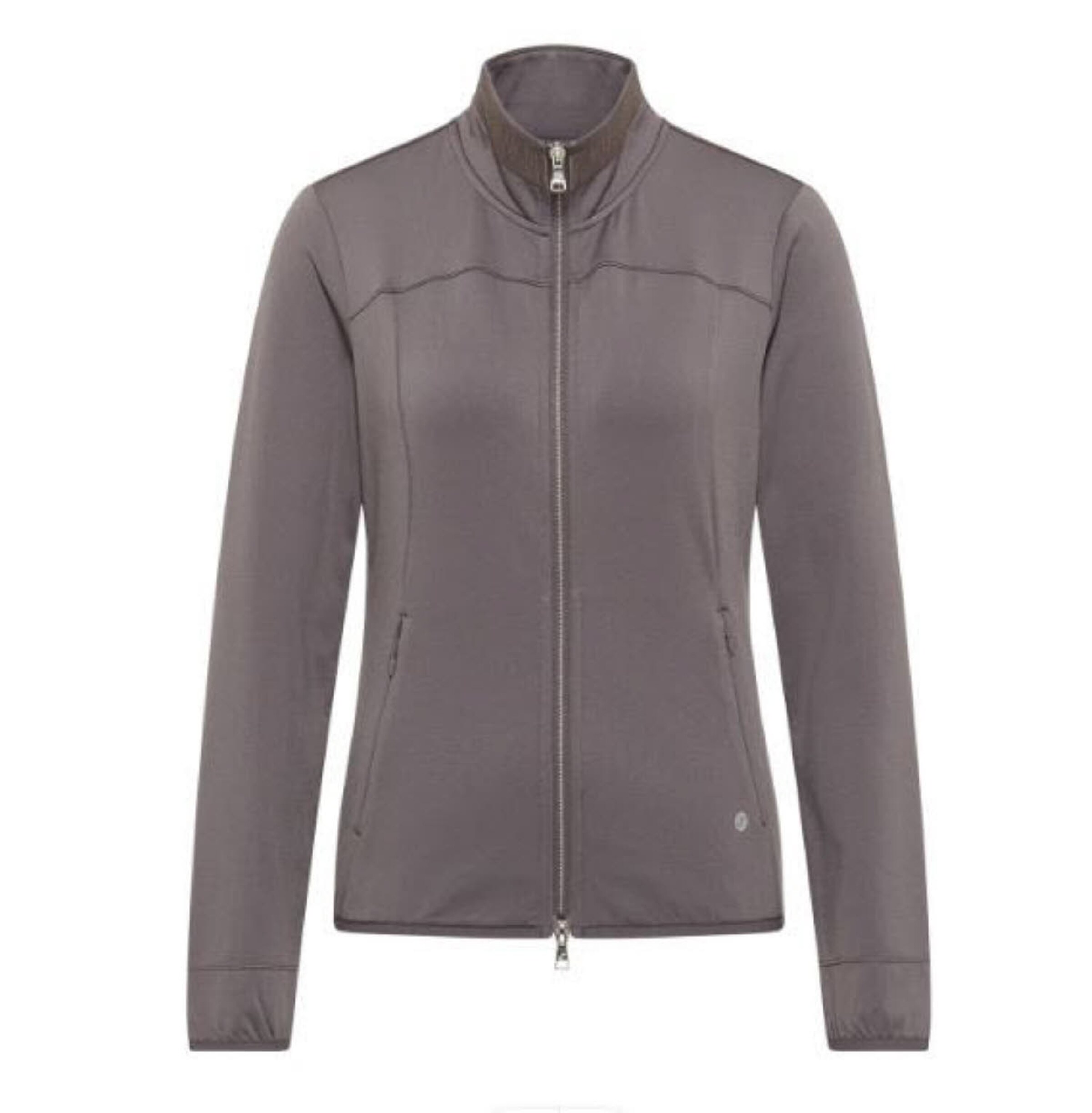 JOY SPORTSWEAR Sportsweatjacke 'FILIPPA' in Grau: Vorderseite