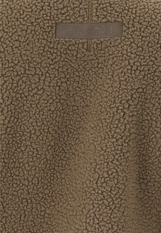 Virtus Athletic fleece jacket 'Danvi' in Brown
