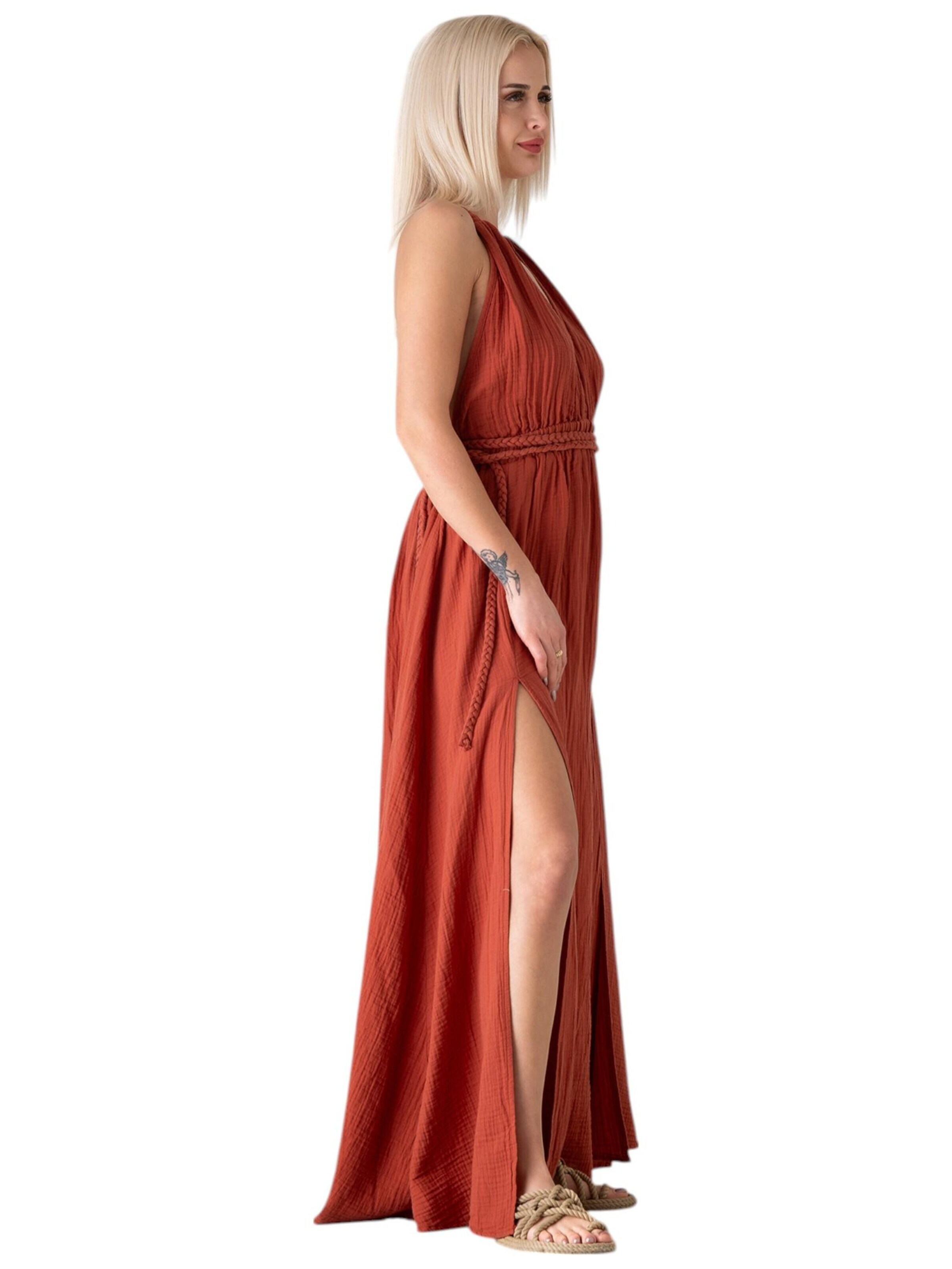 WENOR Dress 'AURELA-BOHO' in Red
