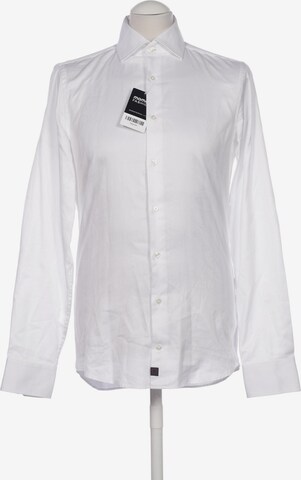 STRELLSON Button Up Shirt in S in White: front