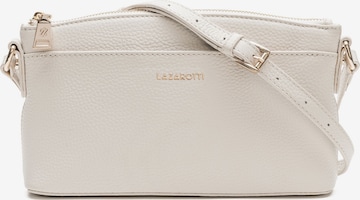 Sac à bandoulière 'Bologna Leather' Lazarotti en blanc : devant