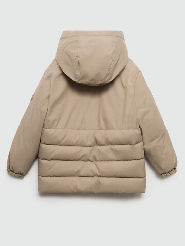 MANGO KIDS Winterjas 'Enzo' in Bruin