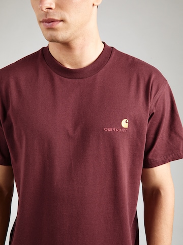 Carhartt WIP - Camiseta 'American Script' en rojo