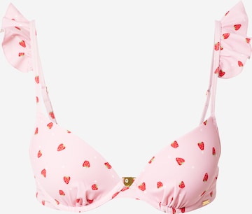 Invisible Hauts de bikini Boux Avenue en rose : devant