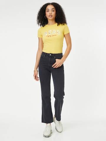 T-shirt 'JUN AERO' AÉROPOSTALE en jaune