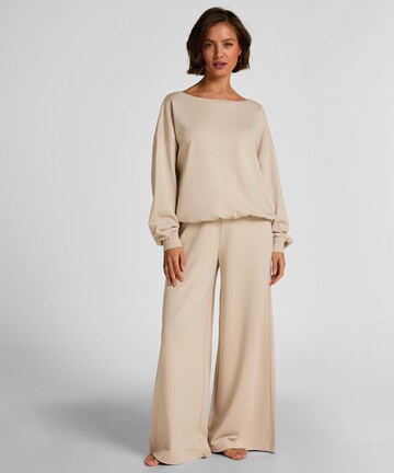 Hunkemöller Wide Leg Hose 'Rory' in Beige