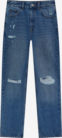 Pull&Bear Jeans in Blauw: voorkant