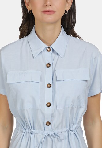 usha BLUE LABEL Shirt dress in Blue