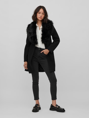 Vila Petite Winter Coat 'Metil' in Black: front