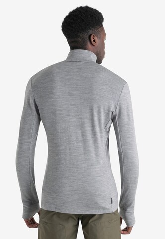 ICEBREAKER Athletic Zip-Up Hoodie in Grey