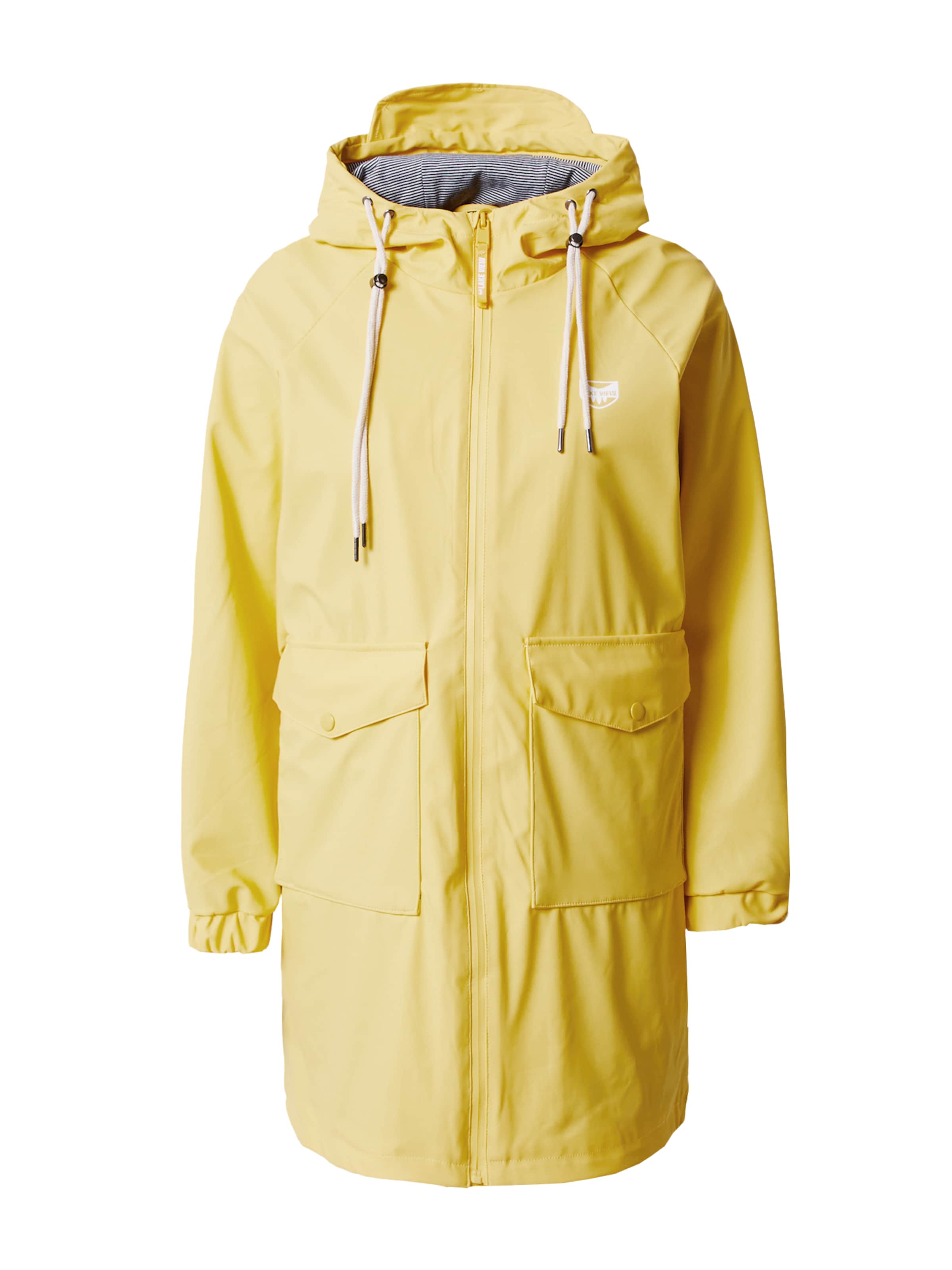 Cappotto di mezza stagione 'Ellen' di Lake View in giallo: frontale