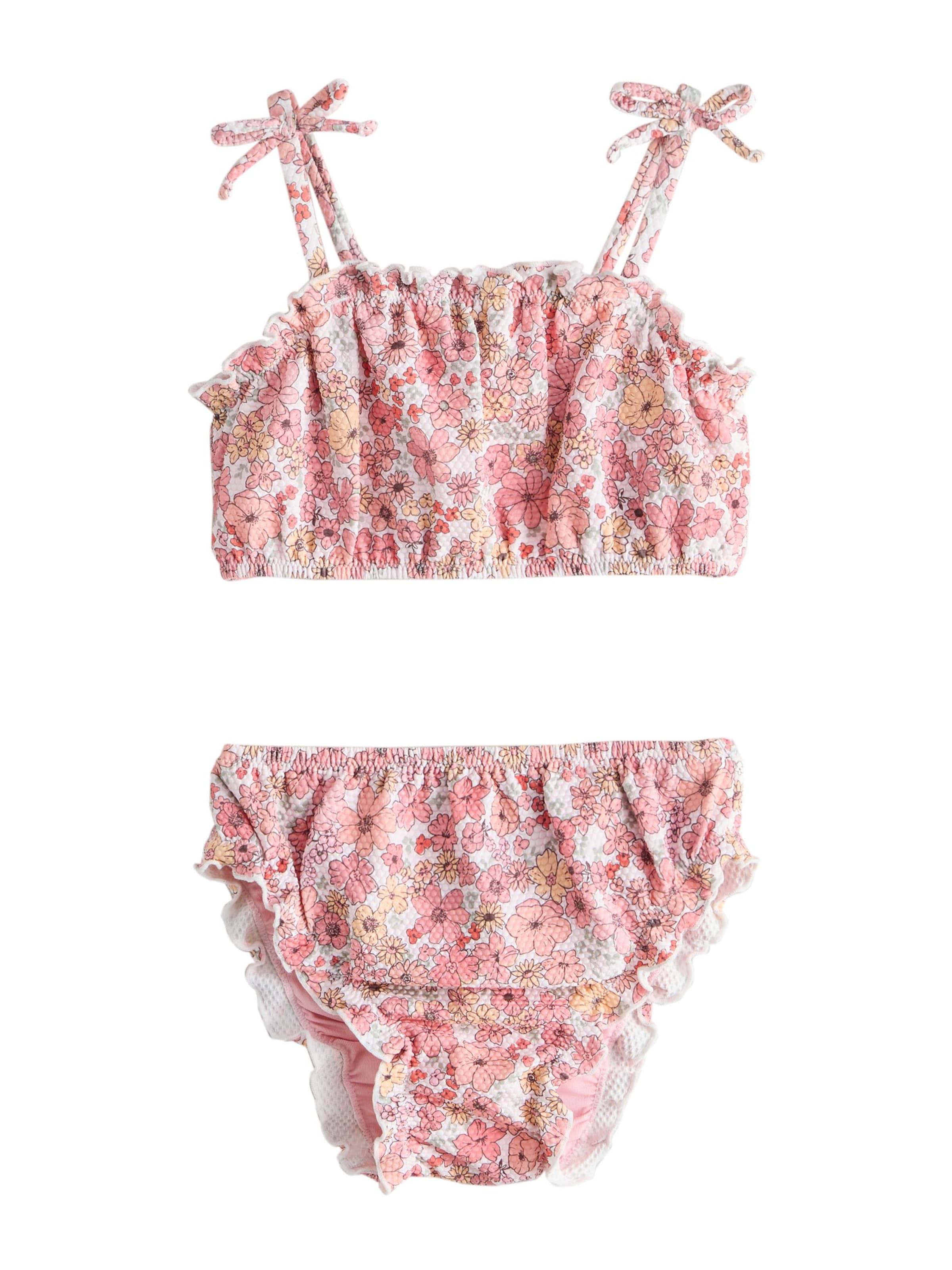 Next Bustier Bikini in Roze: voorkant