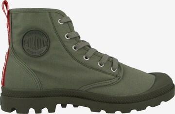 Boots stringati di Palladium in verde