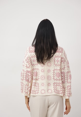 Cardigan Elara en rose