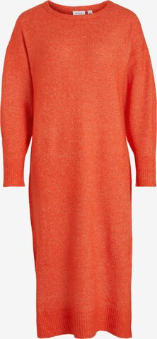 Robes en maille 'Mathilda' VILA en orange : devant