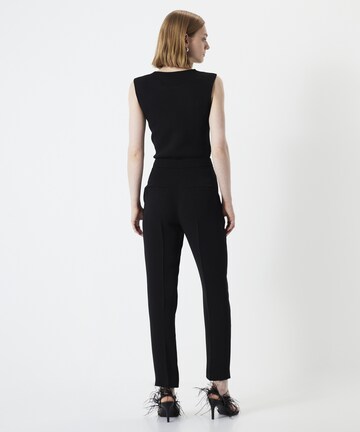 Coupe slim Pantalon à plis Ipekyol en noir