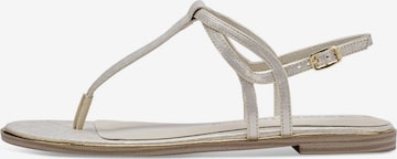 TAMARIS T-bar sandals in Gold