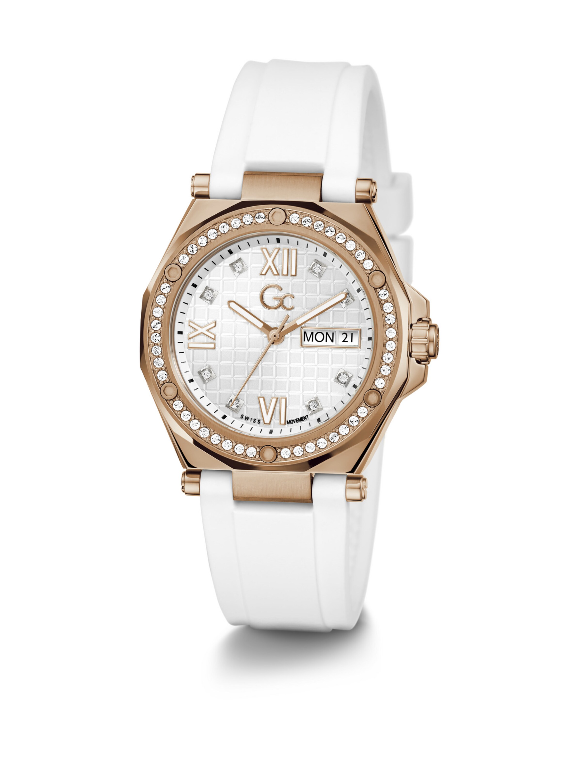 Gc Analogt ur 'Legacy Lady' i hvid