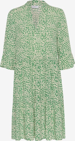 SAINT TROPEZ Jurk 'Eda' in Groen: voorkant