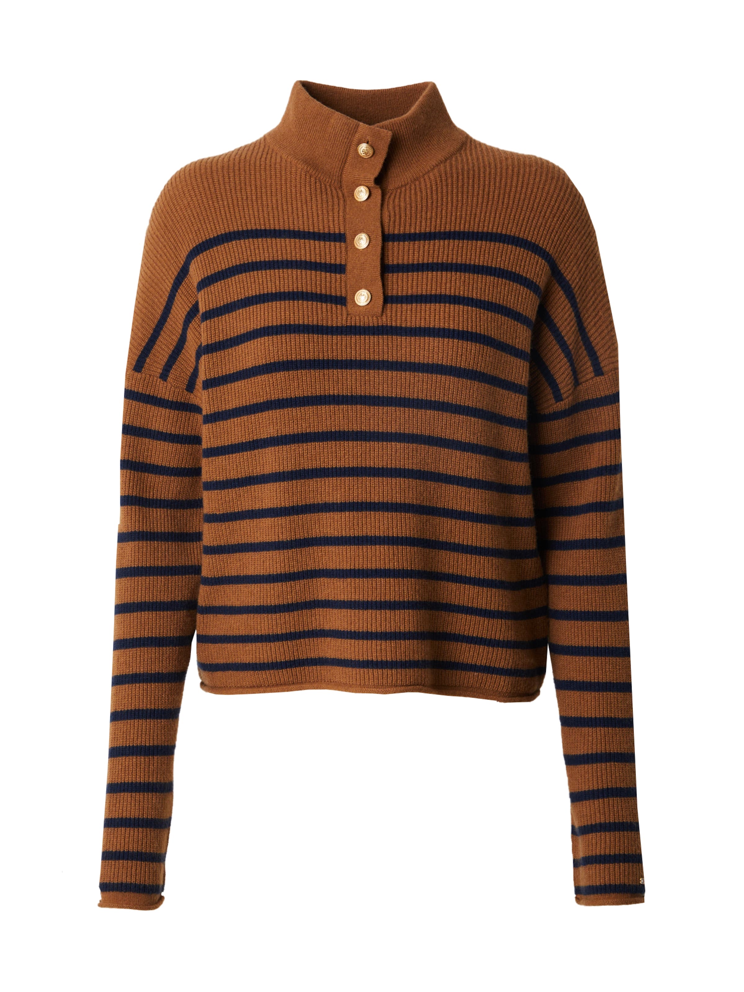 Pull-over TOMMY HILFIGER en marron : devant
