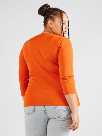Lauren Ralph Lauren Plus Shirt 'JAINAB' in Oranje