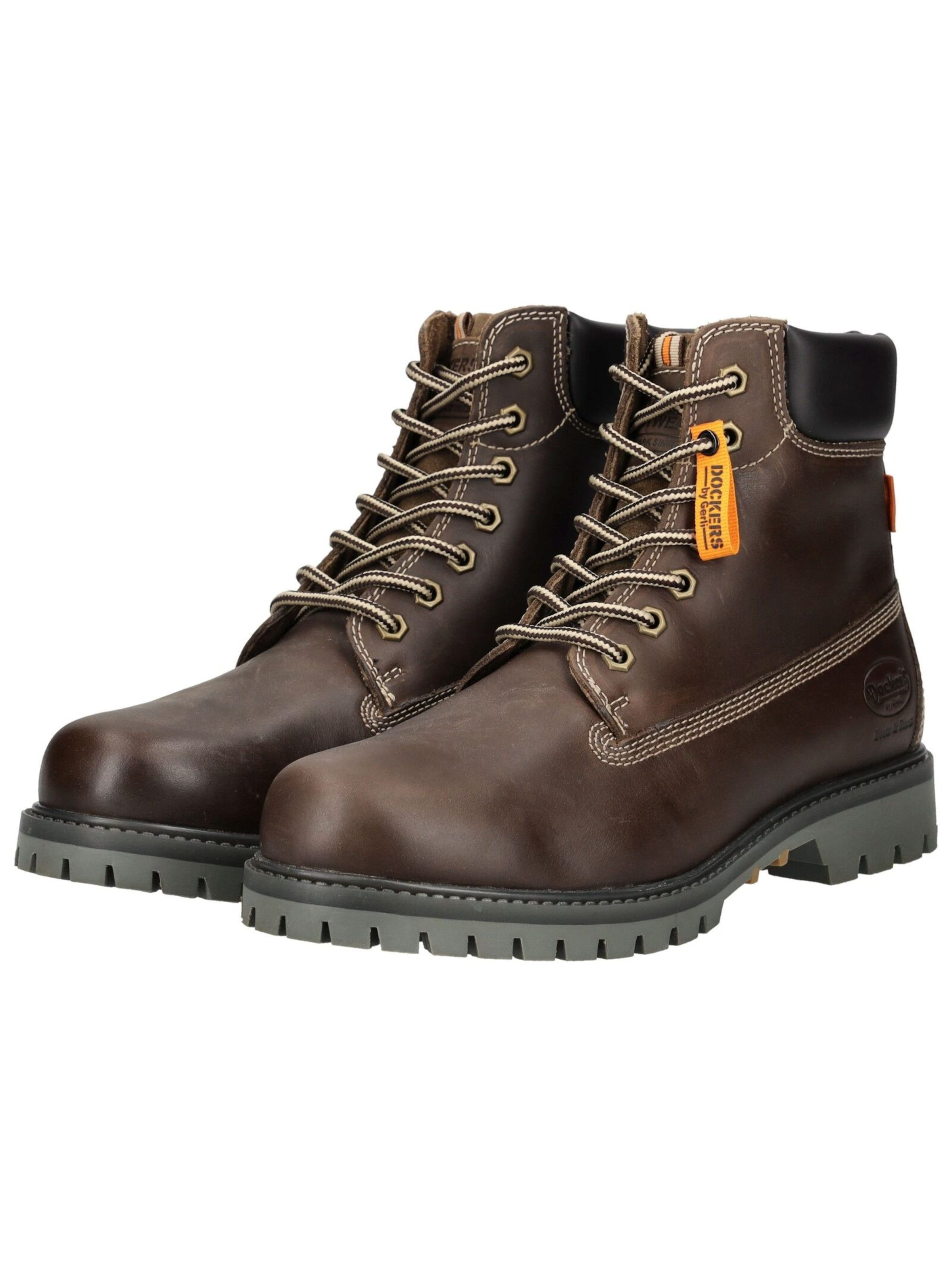 Dockers by Gerli Schnürboots in Braun