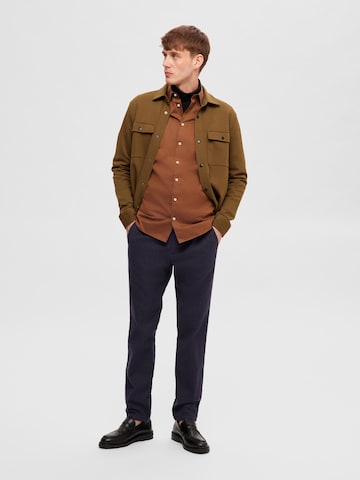 Veste mi-saison SELECTED HOMME en vert