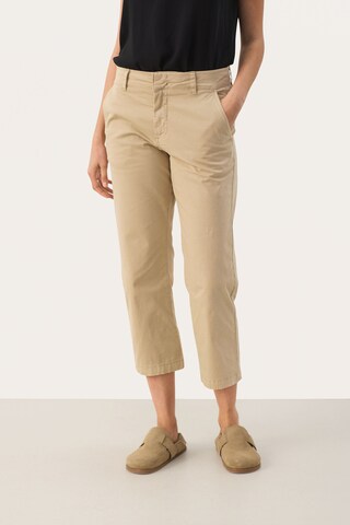 Part Two Regular Pants 'Soffyns' in Beige: front