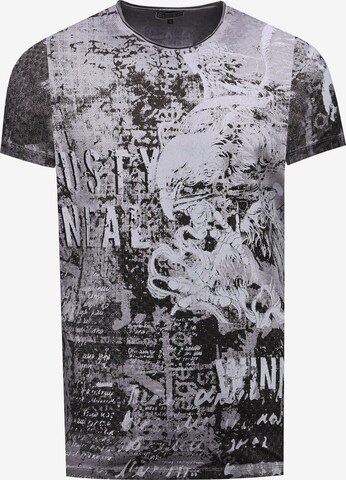 Rusty Neal Shirt in Grijs: voorkant