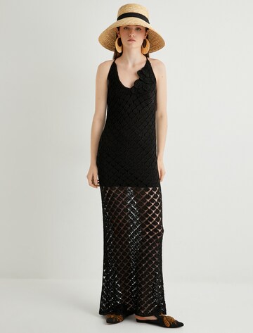 Koton Knit dress in Black: front