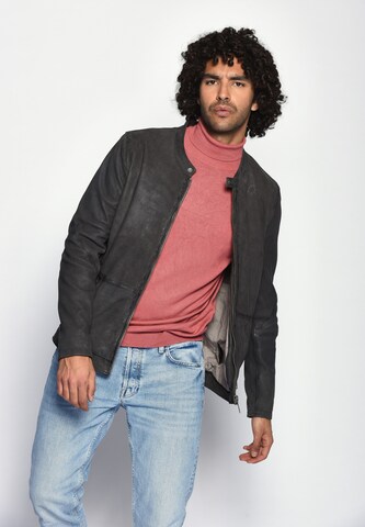 Maze Lederjacke 'Prescott ' in Grau